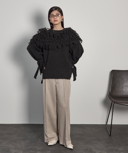 「THE YOn」 スヌード FREE アイボリー レディース_画像5