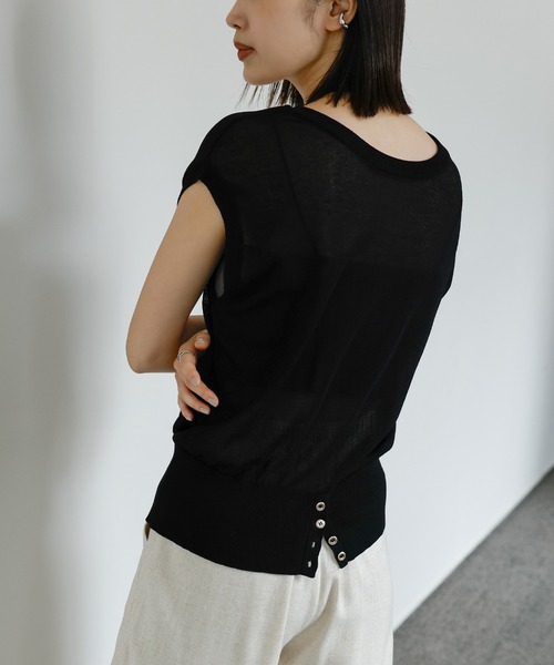 select MOCA Et サマーニット ニット セーター 「Et」Double-Front
