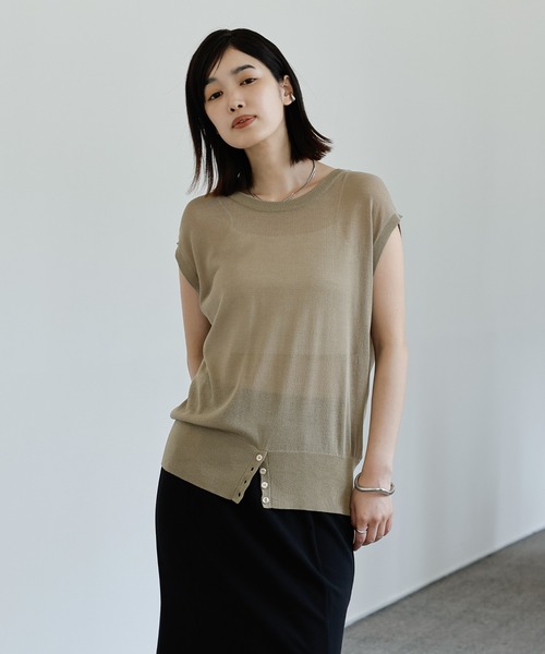 select MOCA Et サマーニット ニット セーター 「Et」Double-Front
