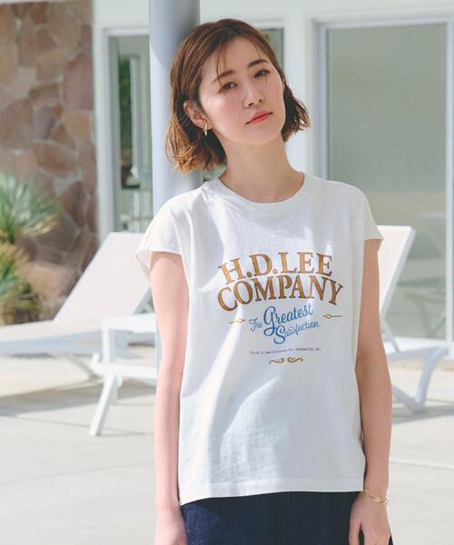tシャツ 「Lee×grove別注」PRINT　SLEEVELESS T-SHIRTS レディース