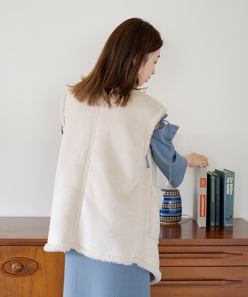 Kastane（カスタネ） ベスト FREE アイボリー レディース : ZOZOTOWN