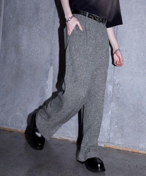 SERACE ワイドパンツ スラックス メンズ レディース : ZOZOTOWN Yahoo