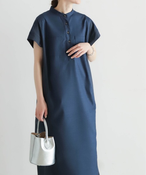 Maison Margiela ワンピース アイボリーx緑 2007423L0217 新品タグ付き MM6 Maison Margiela メゾンマルジェラ 春夏