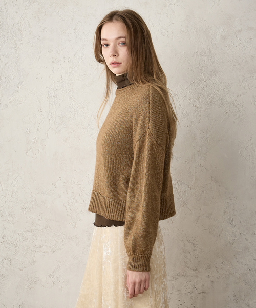 「LE SOUK HOLIDAY」 長袖ニット L ブラック レディース_画像3