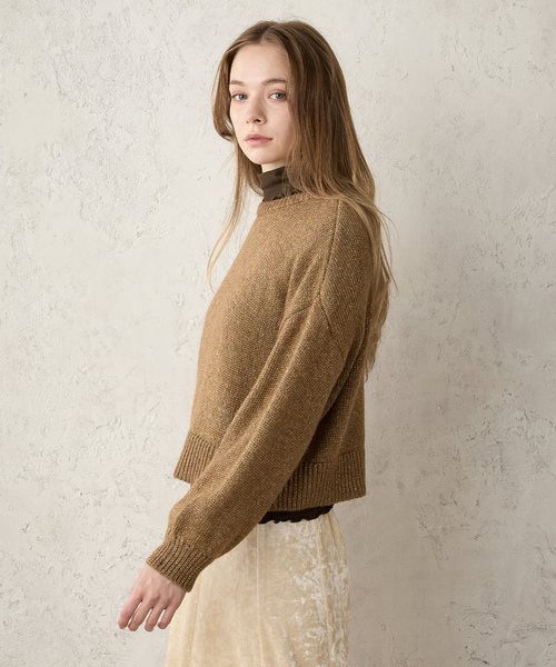 「LE SOUK HOLIDAY」 長袖ニット L ブラック レディース_画像4