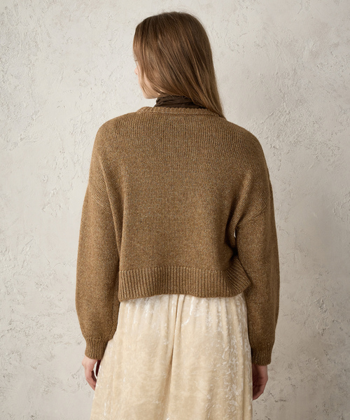 「LE SOUK HOLIDAY」 長袖ニット L ブラック レディース_画像5