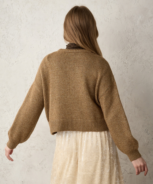 「LE SOUK HOLIDAY」 長袖ニット L ブラック レディース_画像6