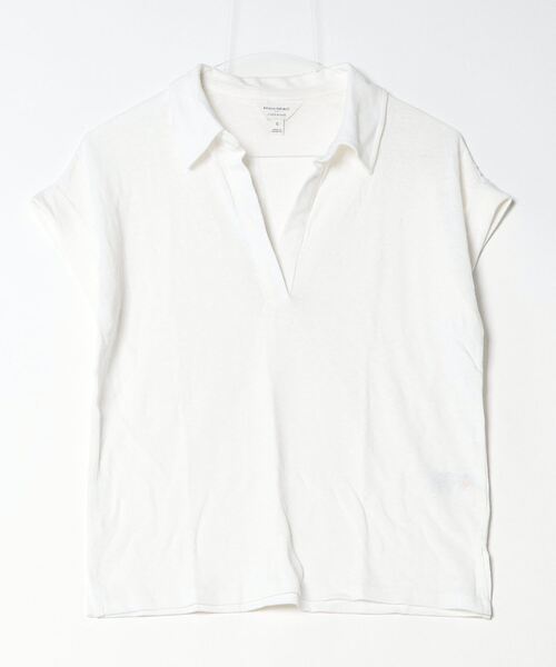 BANANAREPUBLIC レディースポロシャツ BANANA REPUBLIC ポロシャツ ポロ FACTORY STORE リネンブレンド