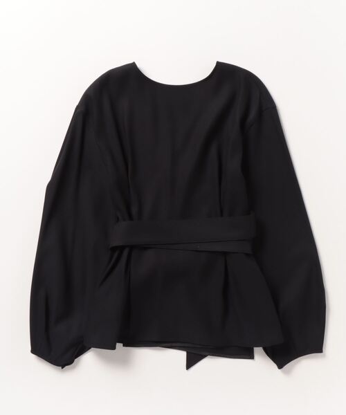 「Demi-Luxe BEAMS」 ドルマンスリーブブラウス ONE SIZE ブラック レディース Demi-Luxe BEAMS 「Demi-Luxe BEAMS」 長袖ブラウス 36 ブラック