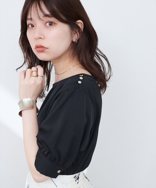 ブラウス シャツ a.n.l アシメ釦 ブラウス レディース ブラウス シャツ a.n.l アシメ釦 レディース : ZOZOTOWN Yahoo