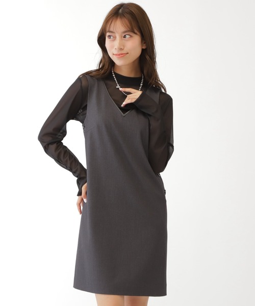 JILL BY JILLSTUART♡襟付きノースリーブワンピース♡M JILL by STUART 「JILL STUART」 ノースリーブワンピース SMALL
