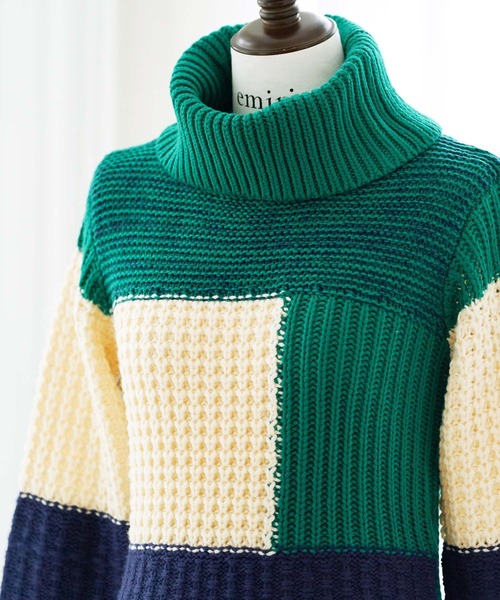 「emiriawiz」 ニットワンピース MEDIUM ピンク レディース_画像9