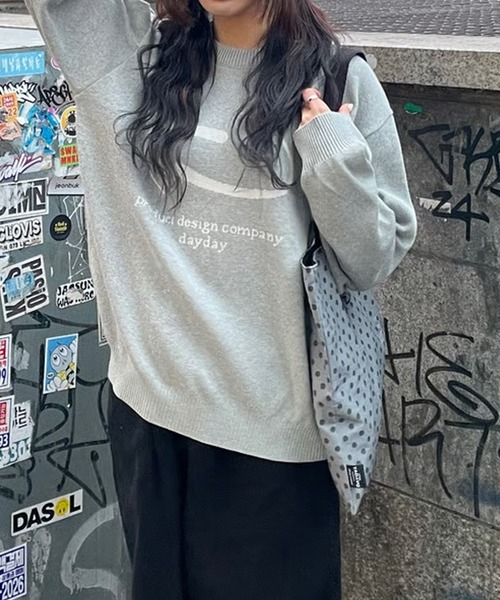 DAYDAY seoul ニット セーター スピンロゴニット レディース
