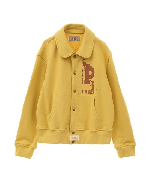 「PINK HOUSE」 カーディガン フリー イエロー レディース