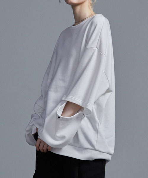 「Loose/ルース」 スウェットカットソー X-SMALL ブラック メンズ