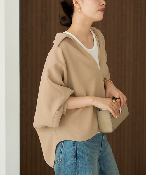 plage GEORGETTE SKIPPER ブラウス