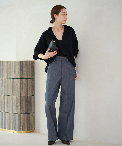 ブラウス シャツ 「追加」ETTE SKIPPER ブラウス レディース plage ブラウス シャツ 「追加」GEORGETTE SKIPPER レディース