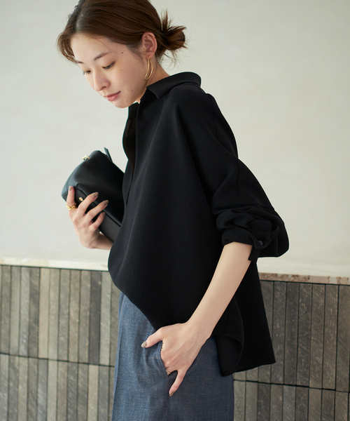 ブラウス シャツ 「追加」ETTE SKIPPER ブラウス レディース plage ブラウス シャツ 「追加」GEORGETTE SKIPPER レディース