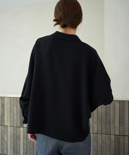 plage ブラウス シャツ 「追加」GEORGETTE SKIPPER レディース