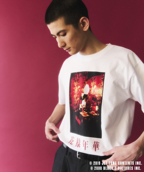 アダム・エ・ロペ　花様年華コラボＴシャツ ADAM ET ROPE' tシャツ 「花様年華 25周年 × 10Culture for ROPE