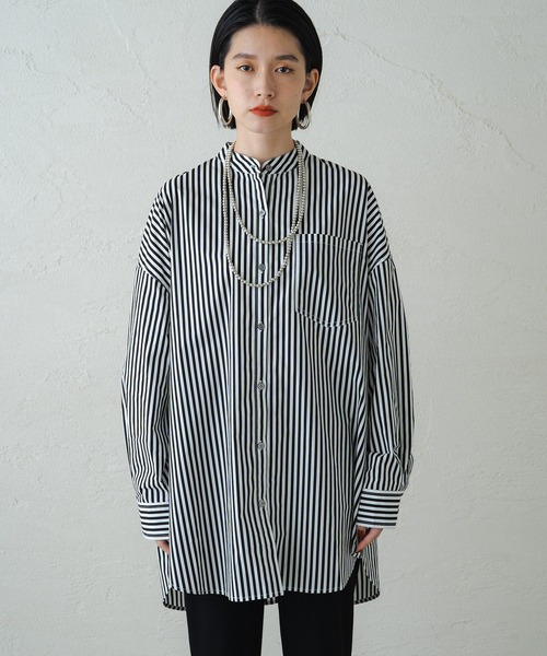 「LOUNGEDRESS」 長袖シャツ FREE ブラック レディース Loungedress 「LOUNGEDRESS」 長袖シャツ FREE ブラック