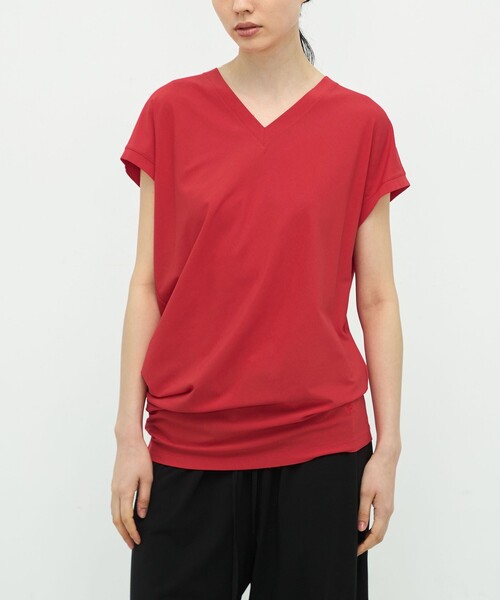 tシャツ TOMORROWLAND .B コットンテンセル アシンメトリートップ レディース TOMORROWLAND .B tシャツ コットンテンセル アシンメトリー