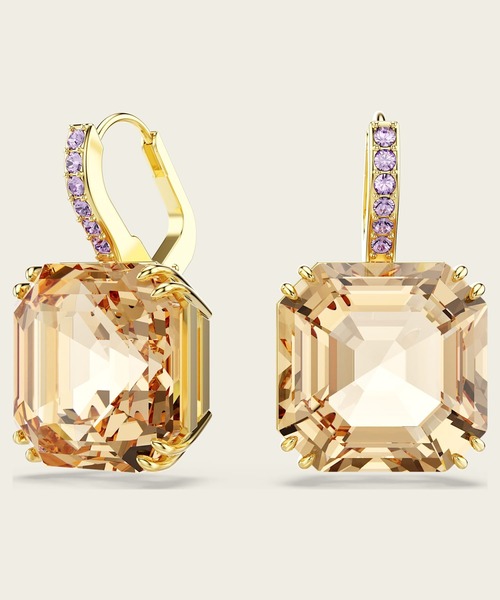 SWAROVSKI ピアス 「公式」「スワロフスキー」Millenia ドロップ