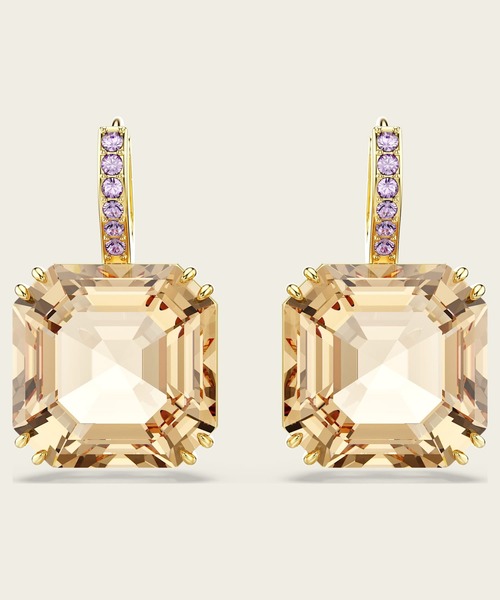 SWAROVSKI ピアス 「公式」「スワロフスキー」Millenia ドロップ