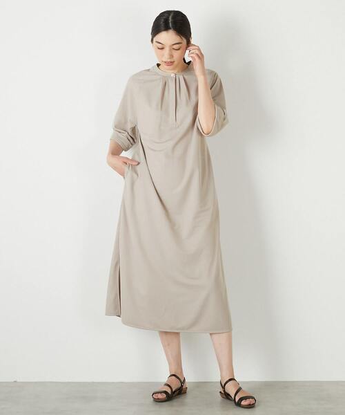 MELROSE claire（メルローズクレール） ワンピース 半袖 「ナノ 