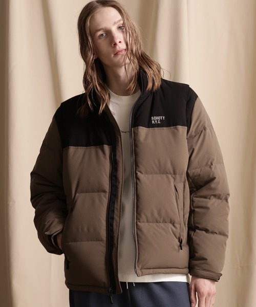 Schott N.Y.C（ショット） 「schott」 ダウンジャケット X-LARGE
