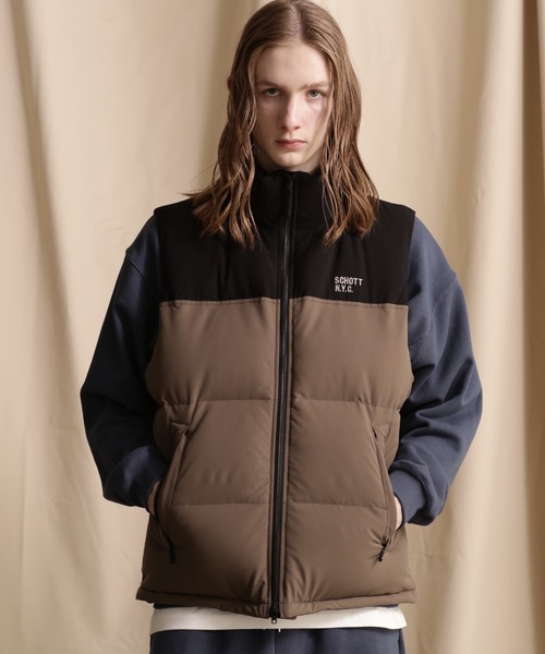 Schott N.Y.C（ショット） 「schott」 ダウンジャケット X-LARGE
