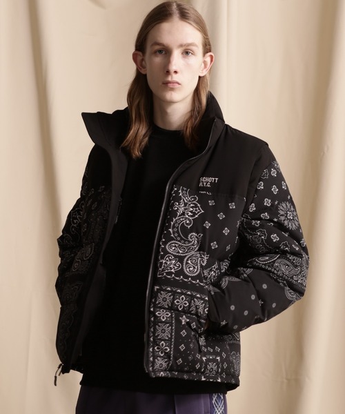 Schott N.Y.C（ショット） 「schott」 ダウンジャケット X-LARGE
