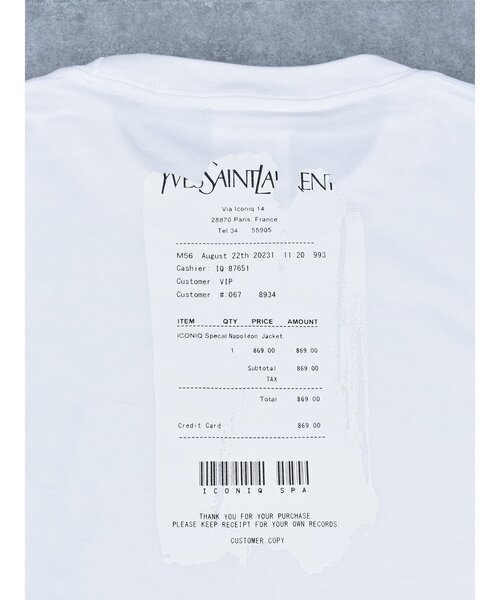 tシャツ 「ICONIQ」 YSL Tee メンズ レディース : ZOZOTOWN Yahoo!店