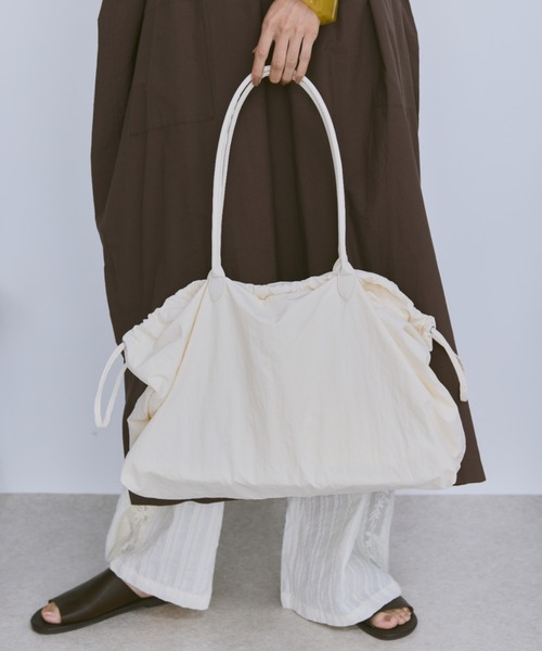 Libra Cue（リブラ キュー） トートバッグ ライトウェイト巾着バッグ