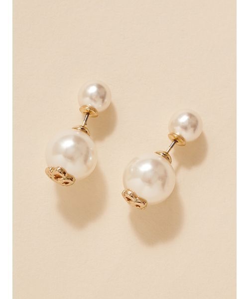 SNIDEL パールバリエピアス SNIDEL ピアス パールバリエピアス レディース : ZOZOTOWN Yahoo