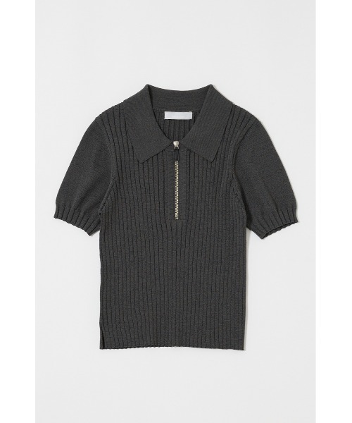 ポロシャツ レディース MOUSSY（マウジー） ポロシャツ ポロ HALF ZIP CLASSIC ポロトップス