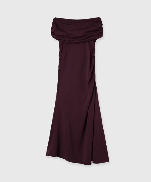 anuans（アニュアンス） ワンピース オフショルダーギャザーカット