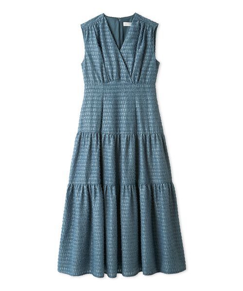 CELFORD ワンピース チドリカットジャガードワンピース
