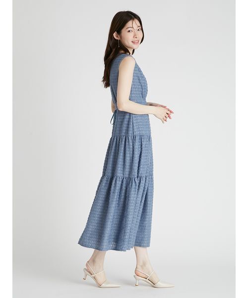 CELFORD ワンピース チドリカットジャガードワンピース