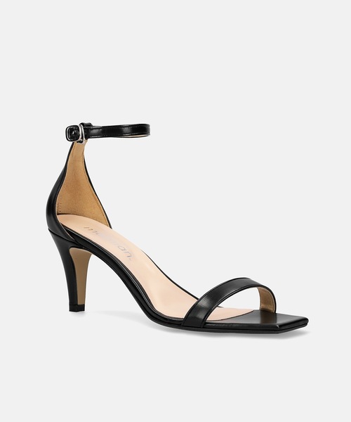 「MAMIAN」 ヒールサンダル L シルバー レディース_画像6