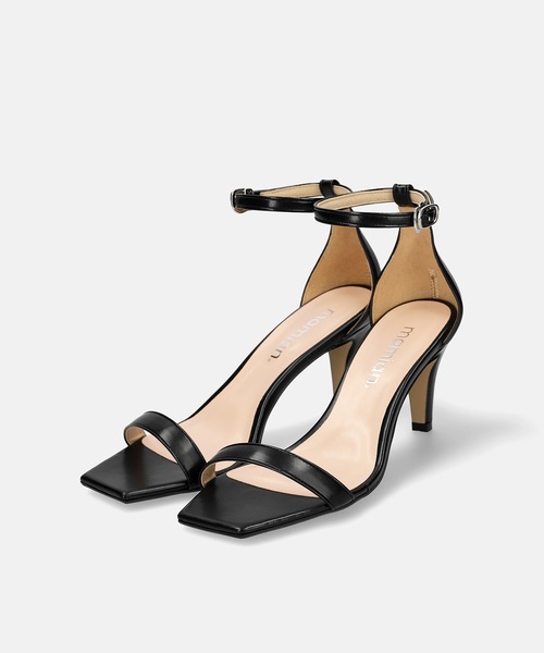 「MAMIAN」 ヒールサンダル L シルバー レディース_画像7