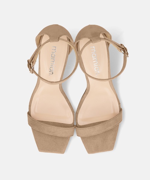 「MAMIAN」 ヒールサンダル L シルバー レディース_画像9