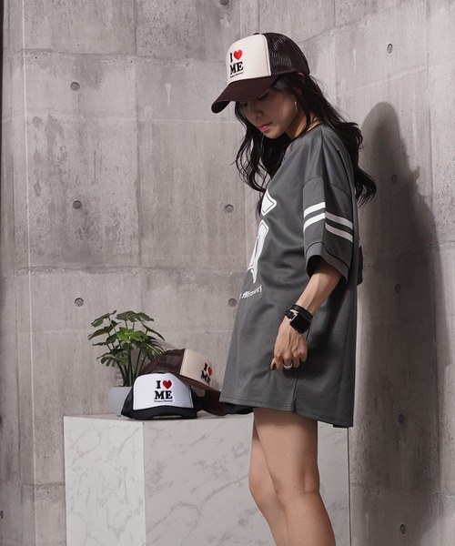 MEMORY tシャツ 「MEMORY」Vネック ナンバリング メッシュT