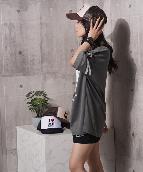 MEMORY tシャツ 「MEMORY」Vネック ナンバリング メッシュT