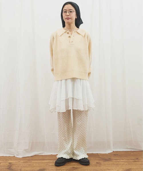 fig London（フィグロンドン） パンツ CottonCupra twill pants