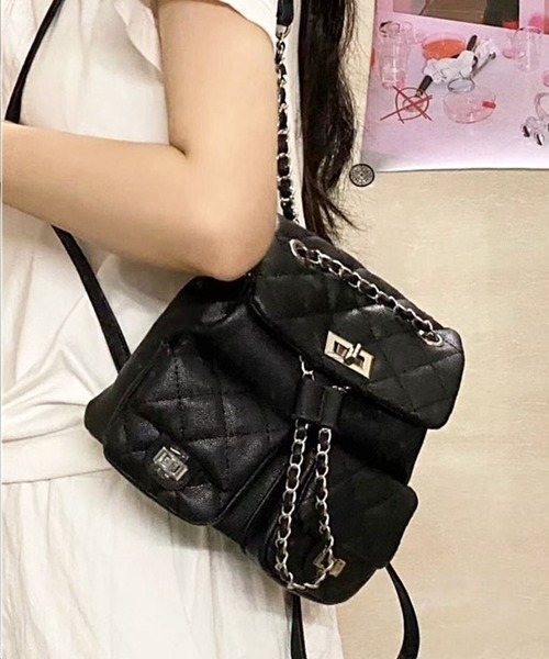 florist(フローリスト) デイバック リュック キルトレザーチェーン florist(フローリスト) デイバック リュック キルトレザーチェーン