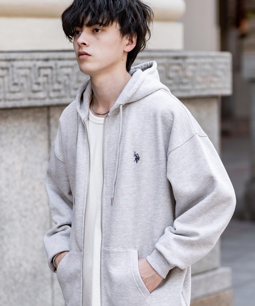 U.S. POLO ASSN.（ユーエスポロアッスン） パーカー オーバーサイズ裏