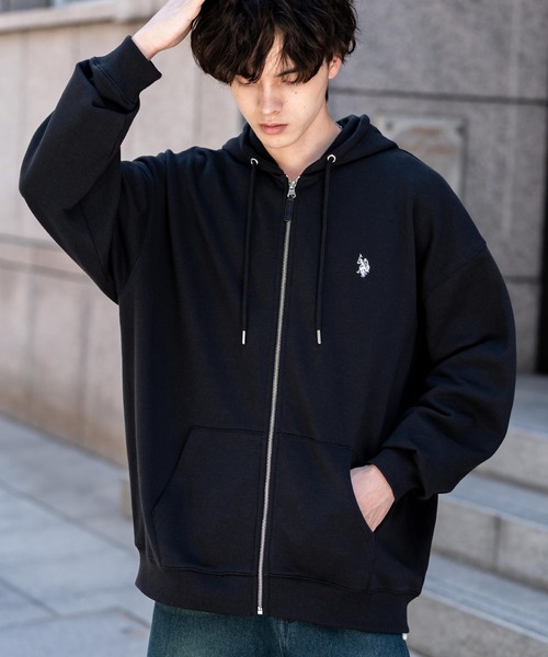 U.S. POLO ASSN.（ユーエスポロアッスン） パーカー オーバーサイズ裏