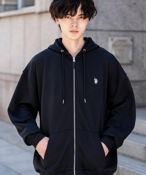 U.S. POLO ASSN.（ユーエスポロアッスン） パーカー オーバーサイズ裏