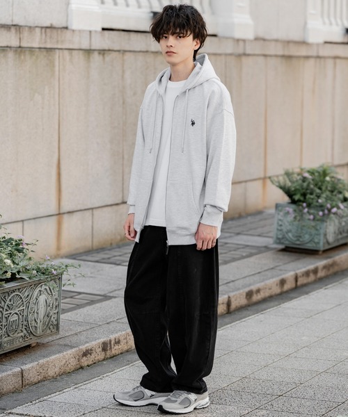 U.S. POLO ASSN.（ユーエスポロアッスン） パーカー オーバーサイズ裏